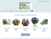 Tablet Screenshot of ericksonfloralco.com